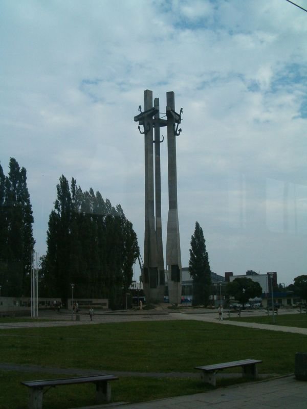 Pomnik przy stoczni